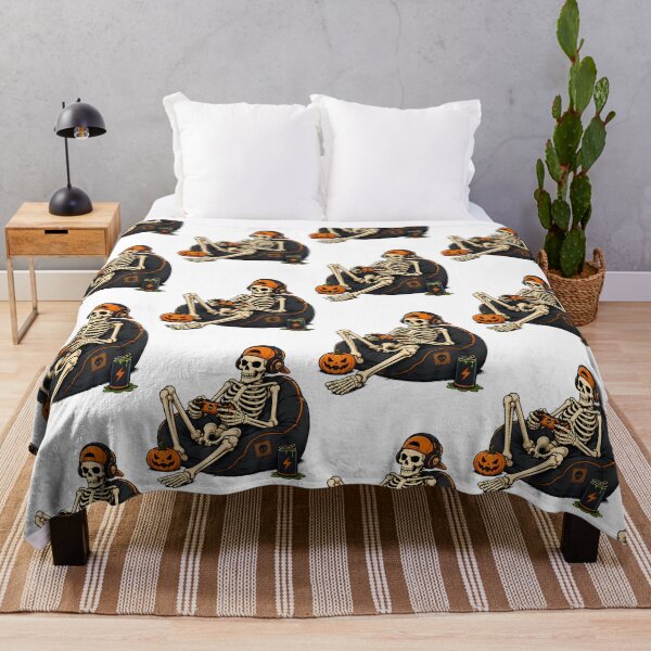 Item preview, Funny Halloween Skeleton Gamer Video Gaming Mens Boys Kids designed and sold by Eat-Apples.