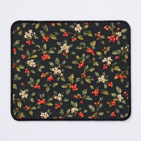 Item preview, Pyracantha Botanical Pattern – Orange Berries & White Blossoms by PanaluPrint designed and sold by PanaluPrint .