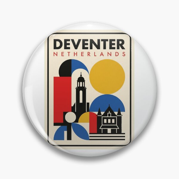 Item preview, Retro Deventer Bauhaus Geometric Skyline designed and sold by k3rstman1.