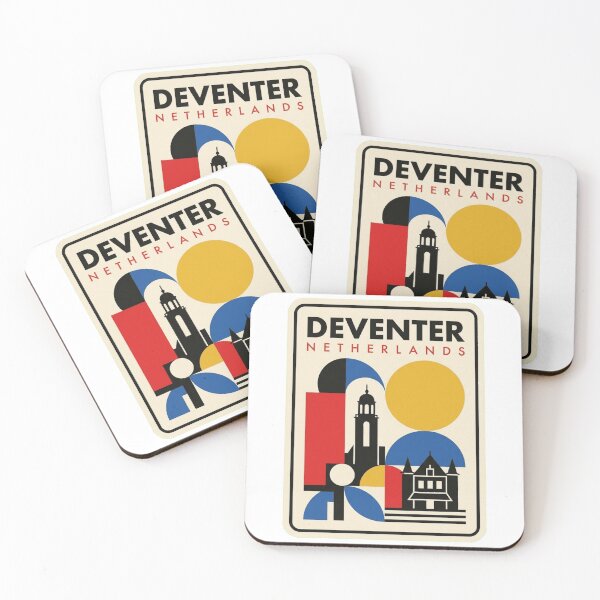 Item preview, Retro Deventer Bauhaus Geometric Skyline designed and sold by k3rstman1.