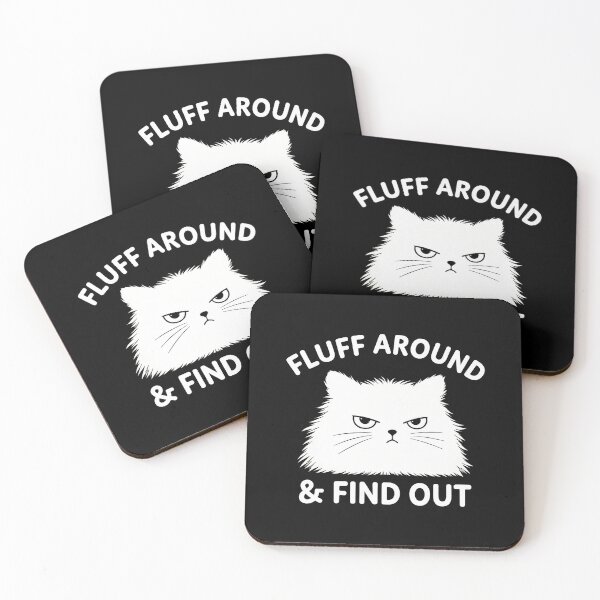 Item preview, Grumpy Cat Fluff Around & Find Out Funny Pet designed and sold by Dmo3HarkoArt.