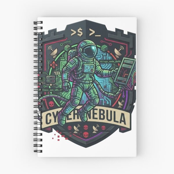Item preview, Cloud Custodian Cyber Nebula Serverless Architect DevOps SRE Badge designed and sold by TechNexusPrints.
