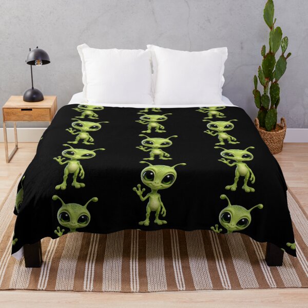 Item preview, Cute Alien Waving designed and sold by Moviebuff91.