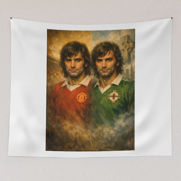 Item preview, George Best – The Fallen Angel of Belfast | designed and sold by WhisperFrame.