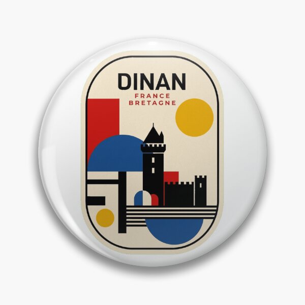 Item preview, Retro Dinan Bauhaus Geometric Skyline designed and sold by k3rstman1.