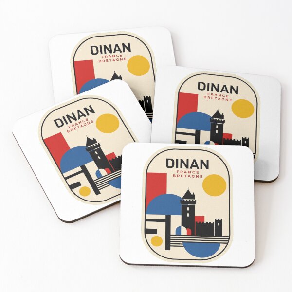 Item preview, Retro Dinan Bauhaus Geometric Skyline designed and sold by k3rstman1.