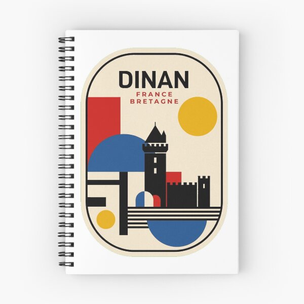 Item preview, Retro Dinan Bauhaus Geometric Skyline designed and sold by k3rstman1.
