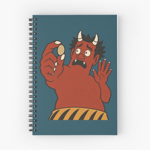 Item preview, Oni Yokai Afraid of a Bean | Ukiyo-e Woodblock designed and sold by Planthem.