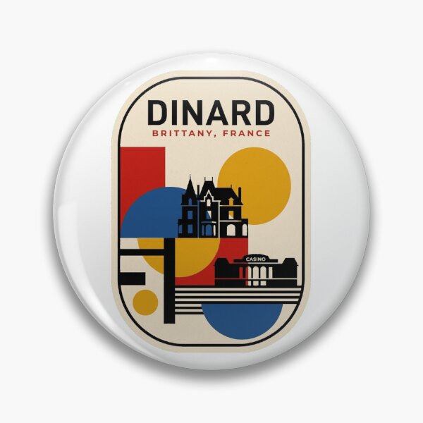 Item preview, Retro Dinard Bauhaus Geometric Skyline designed and sold by k3rstman1.
