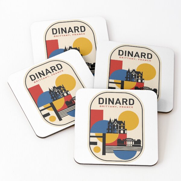 Item preview, Retro Dinard Bauhaus Geometric Skyline designed and sold by k3rstman1.