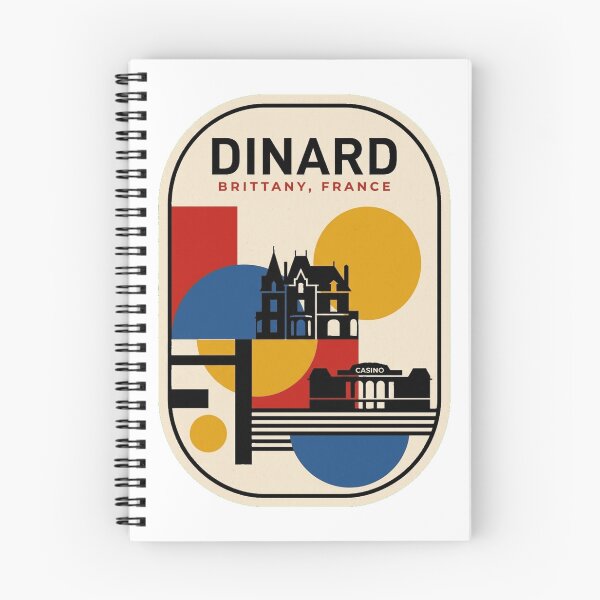 Item preview, Retro Dinard Bauhaus Geometric Skyline designed and sold by k3rstman1.