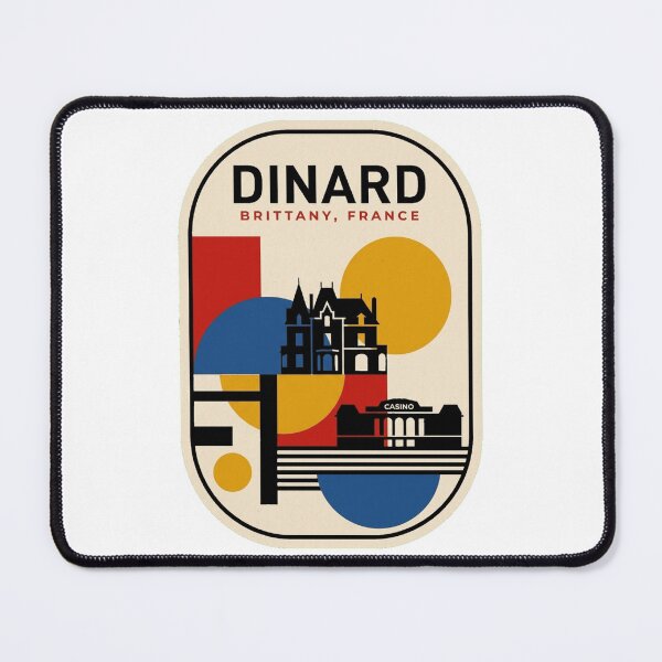 Item preview, Retro Dinard Bauhaus Geometric Skyline designed and sold by k3rstman1.