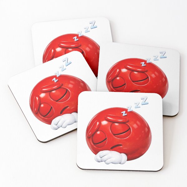 Item preview, Sleeping: Red Emoji Collection  designed and sold by EscapeArtist13.