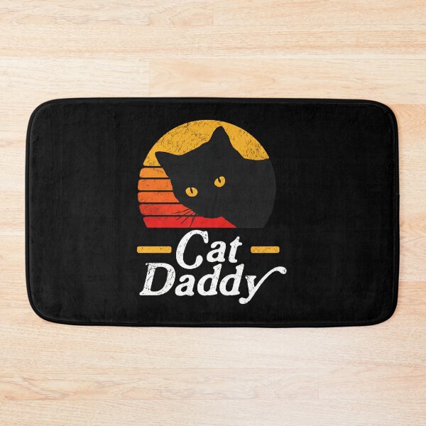 Item preview, Retro Cat Daddy Sunset Vintage Feline Lover Apparel designed and sold by Dmo3HarkoArt.