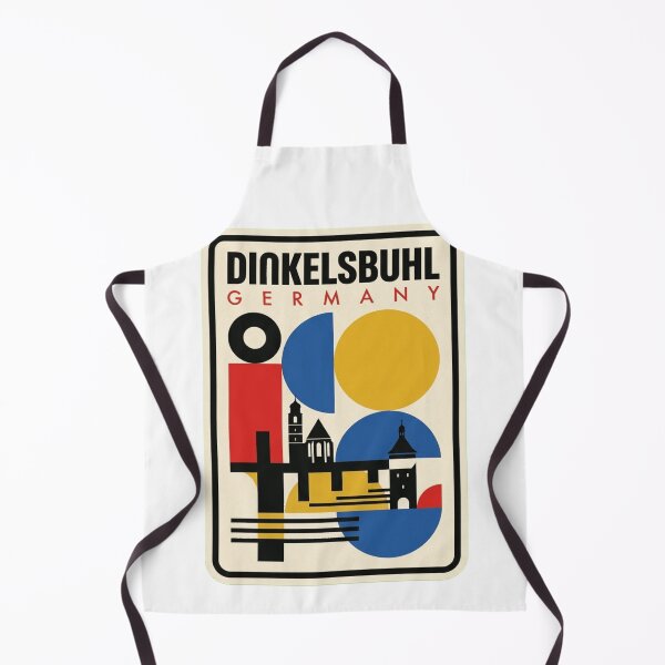 Item preview, Retro Dinkelsbuhl Bauhaus Geometric Skyline designed and sold by k3rstman1.
