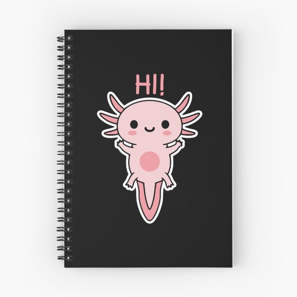 Item preview, Cute Waving Axolotl Saying Hi designed and sold by AhmedZouita.