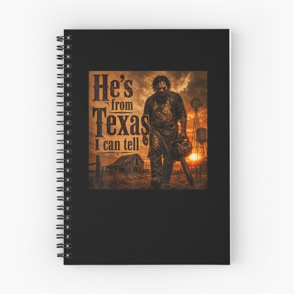 Item preview, He's from Texas I can Tell Halloween Chainsaw Horror  designed and sold by MatherFisher.