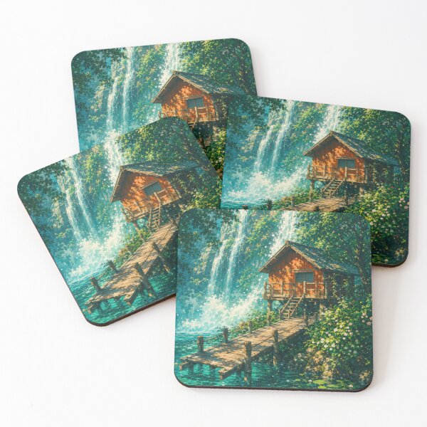 Item preview, Hidden Waterfall Cabin designed and sold by H-Tsvetkova.