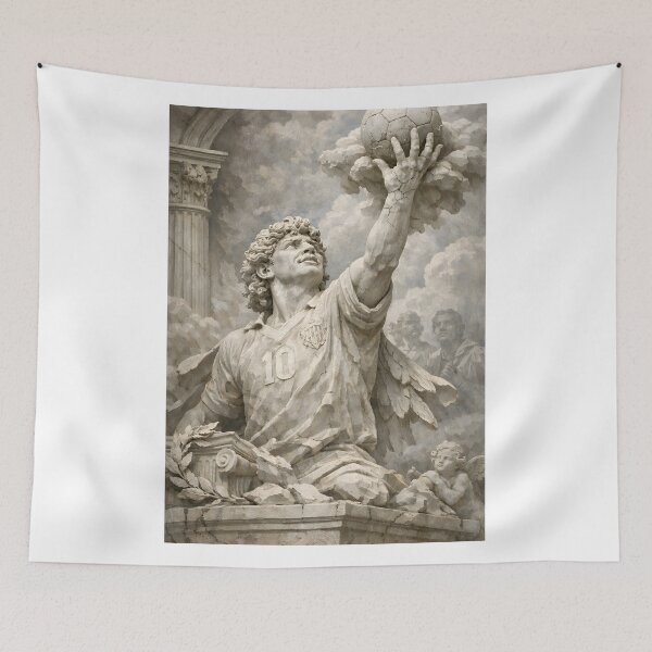 Item preview, Diego Maradona – The Hand of Creation | Classical Marble Statue Art designed and sold by WhisperFrame.