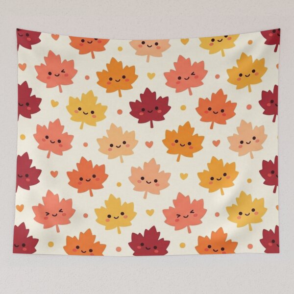 Item preview, Cute Autumn Leaves Seamless Pattern designed and sold by FashioonTrends.