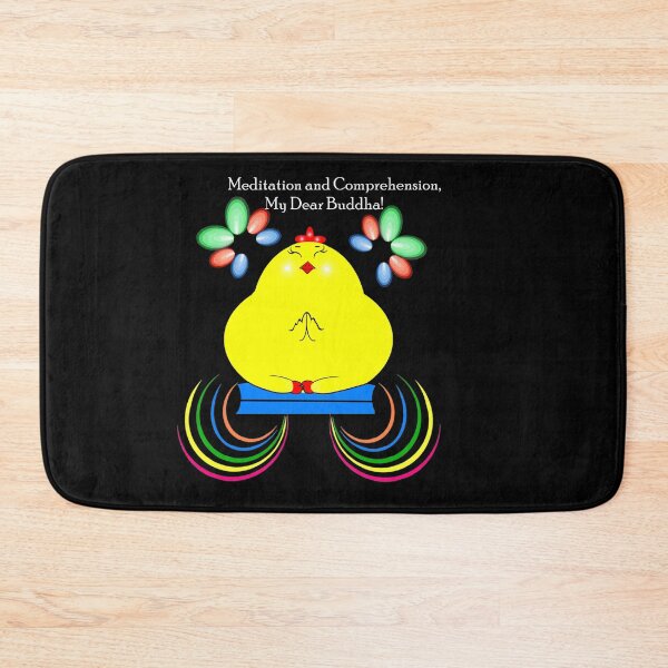 Item preview, The Little Blessing Chick Series  ,  Meditation and Comprhension,My Dear Buddha! designed and sold by Shirley cute art .