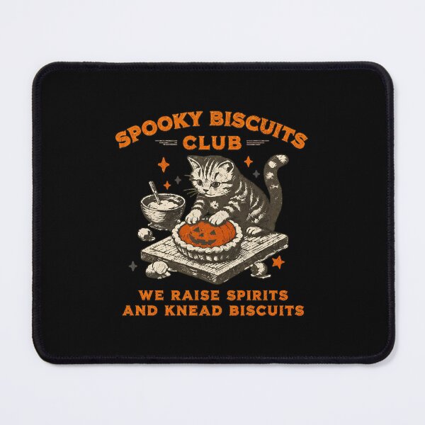 Item preview, Spooky Biscuits Club Cat Baking Pumpkin Pie Vintage Halloween designed and sold by Dmo3HarkoArt.