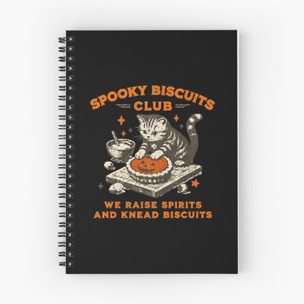 Item preview, Spooky Biscuits Club Cat Baking Pumpkin Pie Vintage Halloween designed and sold by Dmo3HarkoArt.