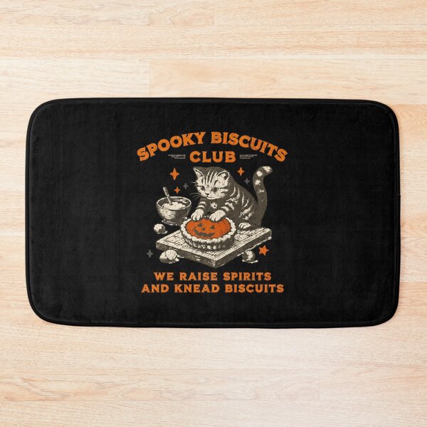Item preview, Spooky Biscuits Club Cat Baking Pumpkin Pie Vintage Halloween designed and sold by Dmo3HarkoArt.
