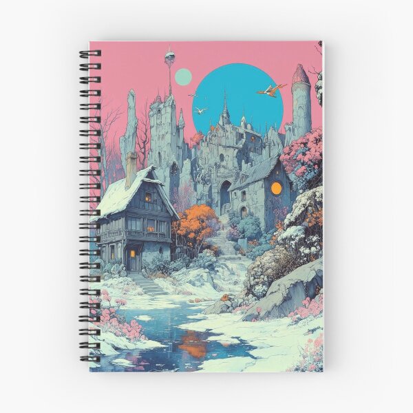 Item preview, Enchanted Winter Castle Village designed and sold by EchoWave11.