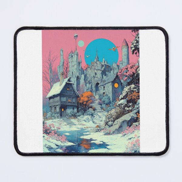 Item preview, Enchanted Winter Castle Village designed and sold by EchoWave11.