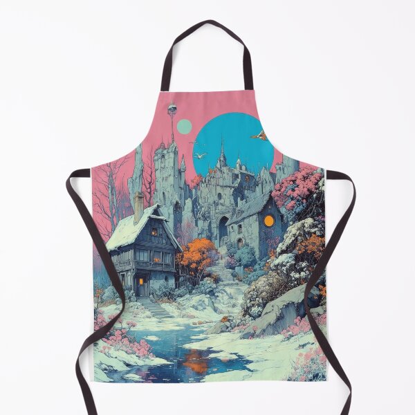 Item preview, Enchanted Winter Castle Village designed and sold by EchoWave11.