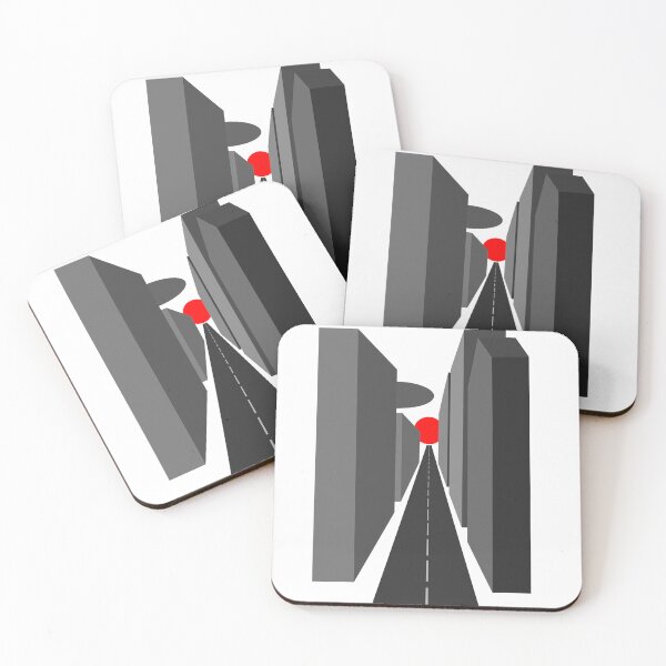 Item preview, Red sunset - black road ahead designed and sold by byArek.