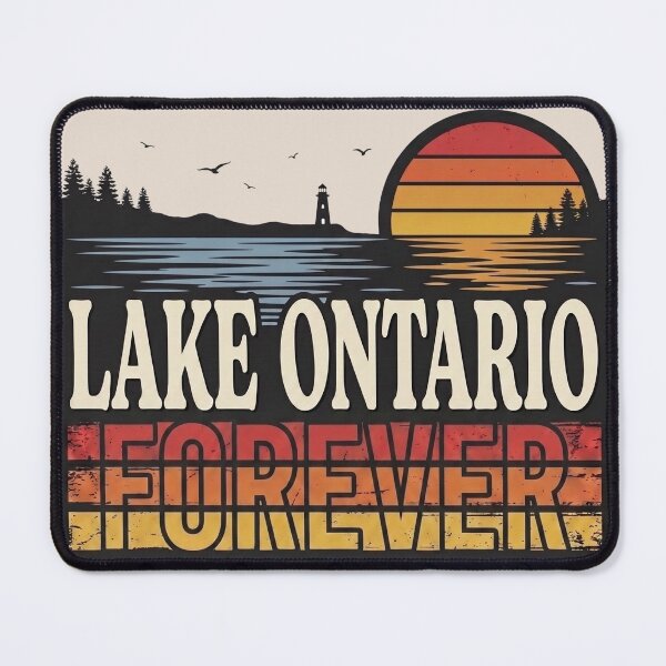 Item preview, Lake Ontario Forever Vintage Great Lakes designed and sold by dudelinart.