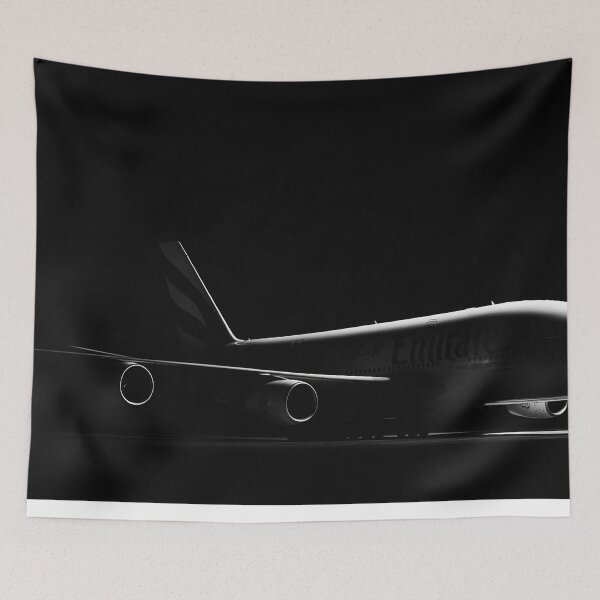 Item preview, Emirates A380 in Monochrome designed and sold by Skyframe Aviation.
