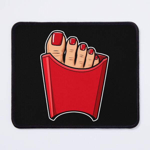Item preview, Toe Feet Fries Nail Polish Funny Tasty Fast Food Takeaway designed and sold by w1ckerman.