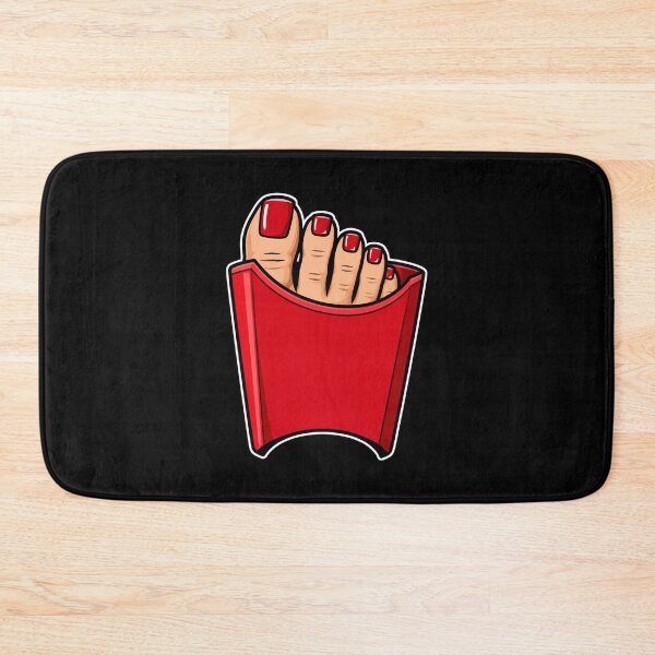 Item preview, Toe Feet Fries Nail Polish Funny Tasty Fast Food Takeaway designed and sold by w1ckerman.