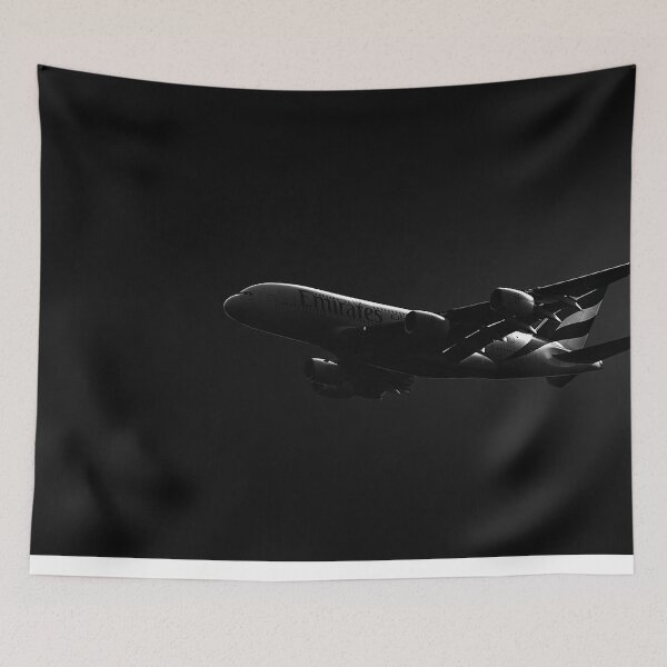 Item preview, Airbus A380 Black and White designed and sold by Skyframe Aviation.