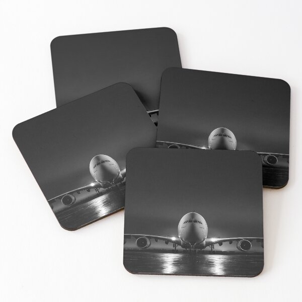 Item preview, A380 in Black and White designed and sold by Skyframe Aviation.
