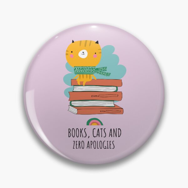 Item preview, Books, cats and zero apologies designed and sold by AJTindal.