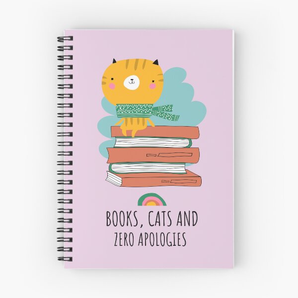 Item preview, Books, cats and zero apologies designed and sold by AJTindal.