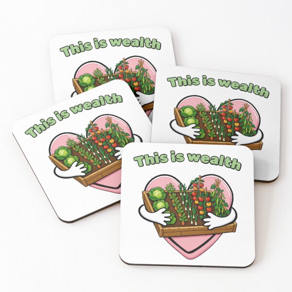 Item preview, This Is Wealth Vegetable Garden Love designed and sold by MalgoRys.