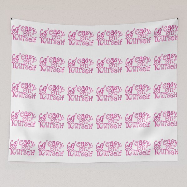 Item preview, Go easy on yourself designed and sold by pinkyfish1010.