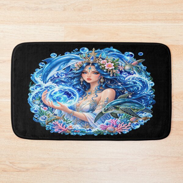 Item preview, Water Goddess – Mystical Ocean and Aquatic Magic designed and sold by TroviTutto.