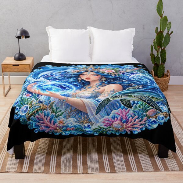 Item preview, Water Goddess – Mystical Ocean and Aquatic Magic designed and sold by TroviTutto.