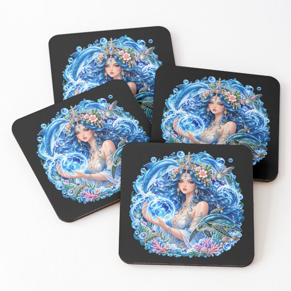 Item preview, Water Goddess – Mystical Ocean and Aquatic Magic designed and sold by TroviTutto.