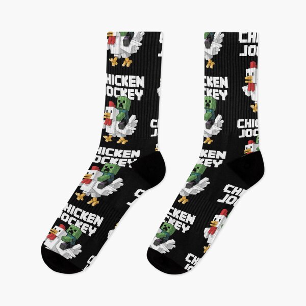 Item preview, Pixelated Chicken Jockey Funny Gaming  designed and sold by KellyKing71823.