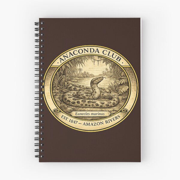 Item preview, Anaconda Club Amazon Rivers Vintage Badge designed and sold by CalmCapy Co.