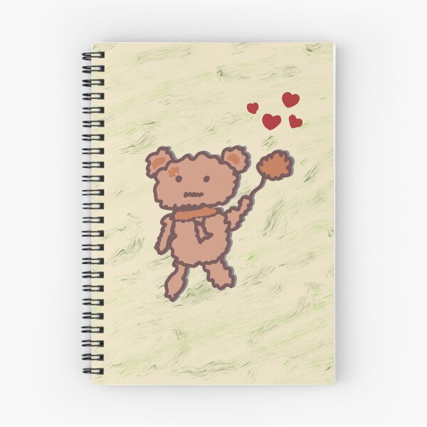 Item preview, Little Bear, Big Heart bear With Balloon standing on the lawn. designed and sold by การออกแบบคิงซาคาอิ.