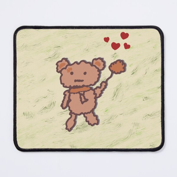 Item preview, Little Bear, Big Heart bear With Balloon standing on the lawn. designed and sold by การออกแบบคิงซาคาอิ.