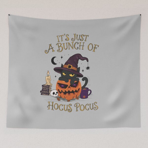 Item preview, Hocus Pocus Black Cat Witch Halloween designed and sold by MaggesticDesigns.